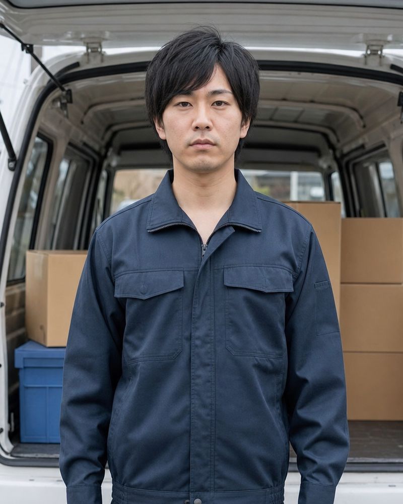 ドライバーの人物写真（生成した仮画像）