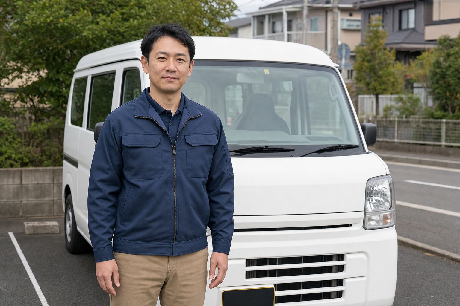 ドライバーの人物写真（生成した仮画像）