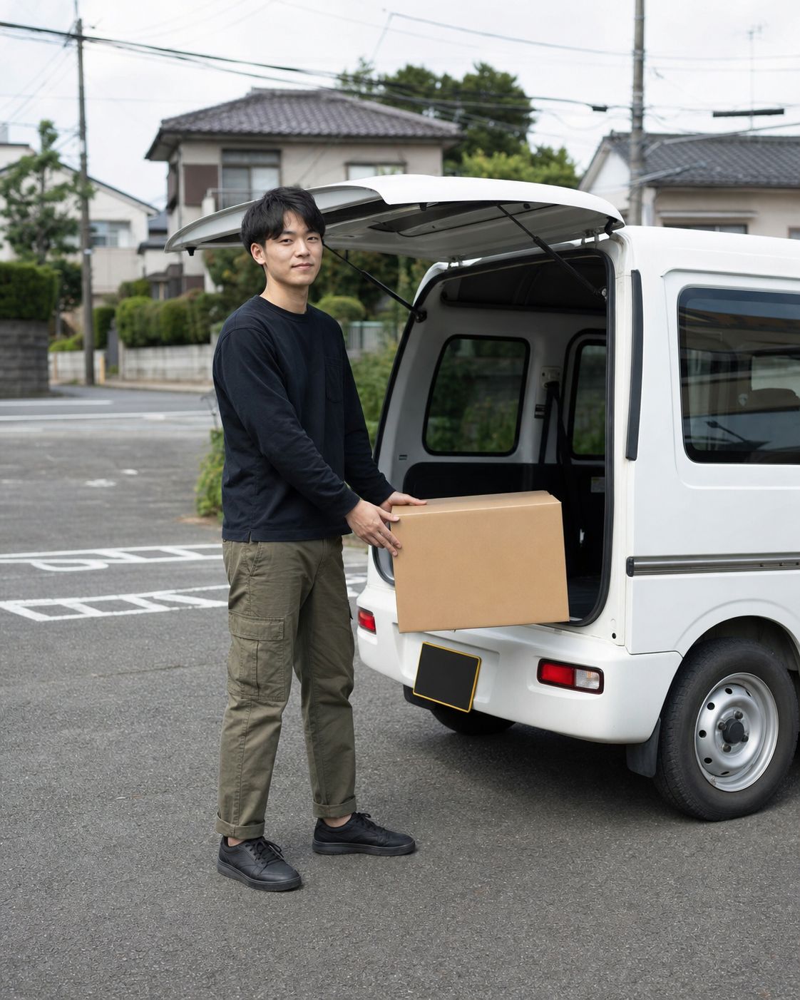 ドライバーの人物写真（生成した仮画像）