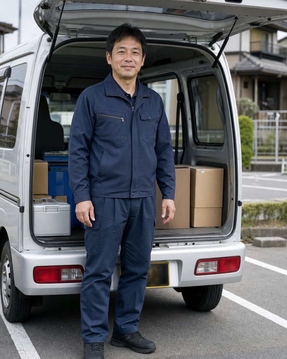 ドライバーの人物写真（生成した仮画像）